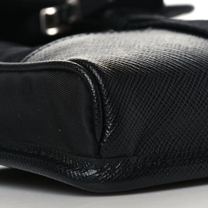 Prada Tessuto Nylon Saffiano Phone Case Crossbody Black 8 of 10