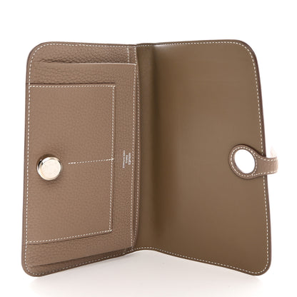 Hermes Togo Dogon Duo Wallet Etoupe 6 of 9