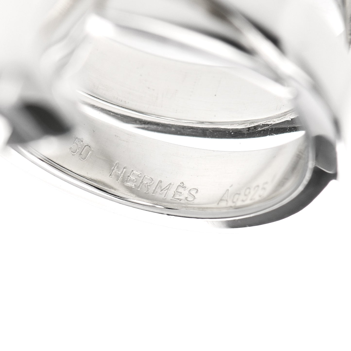 Sterling Silver Clou de Forge Ring 50 5.25