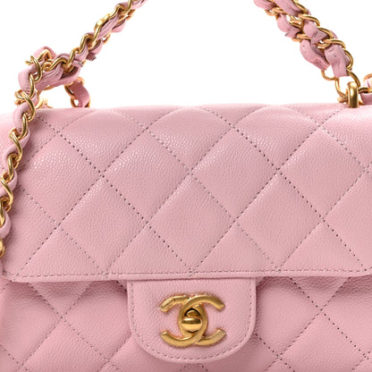 Chanel Caviar Quilted Mini Flap Light Pink 8 of 10