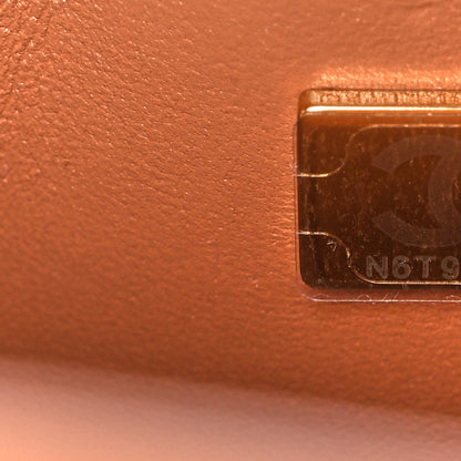 Chanel Lambskin Quilted Small Double Flap Brown 7 of 12