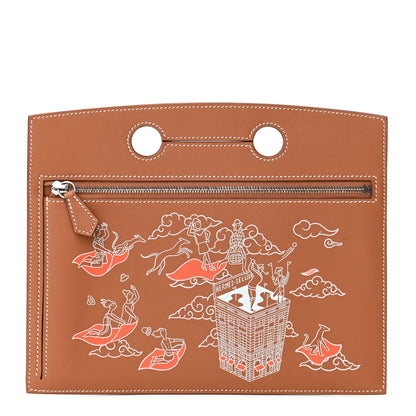 Hermes Swift L'Epopee d'Hermes Backpocket Pouch 30 Gold 1 of 7