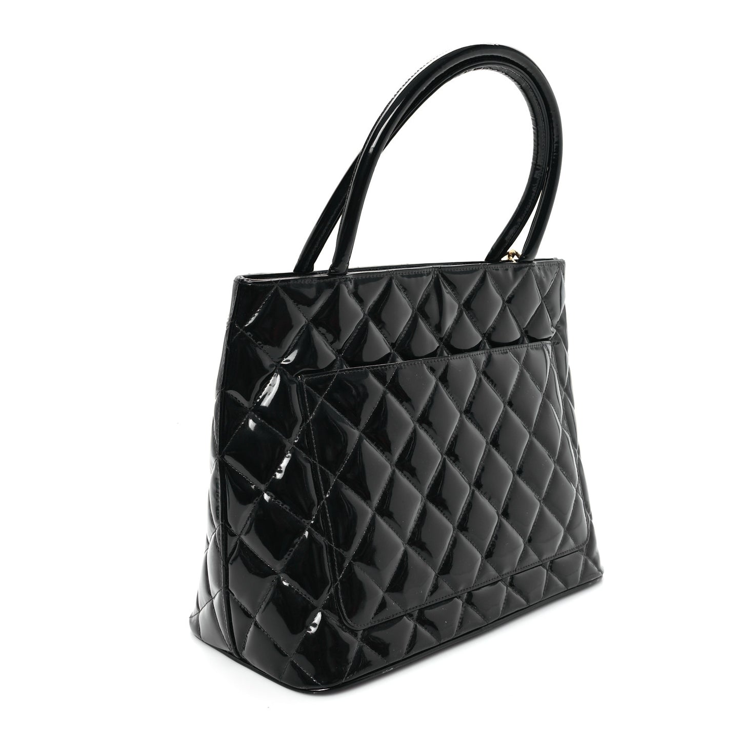 Patent Medallion Tote Black