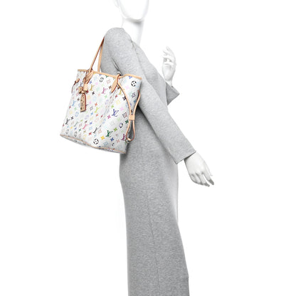 Louis Vuitton LV x TM Monogram Multicolor Neverfull MM White 2 of 11