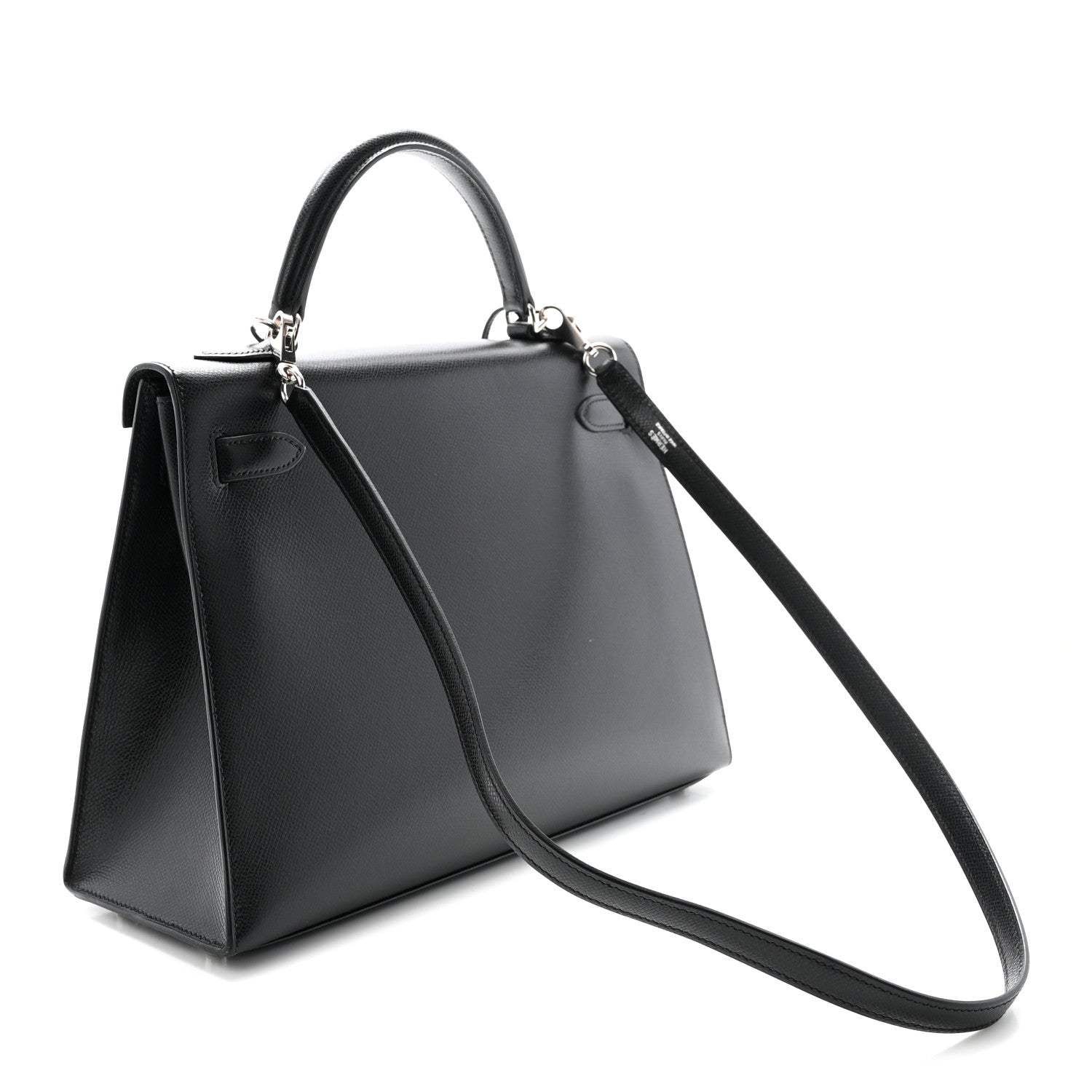 Hermes Epsom Kelly Sellier 32 Black 3 of 8