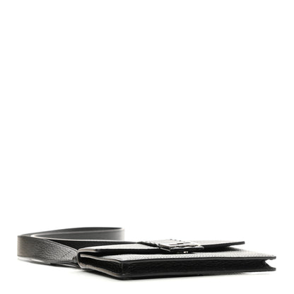 Fendi Cuoio Romano Selleria Baguette Belt Pouch Black 4 of 12