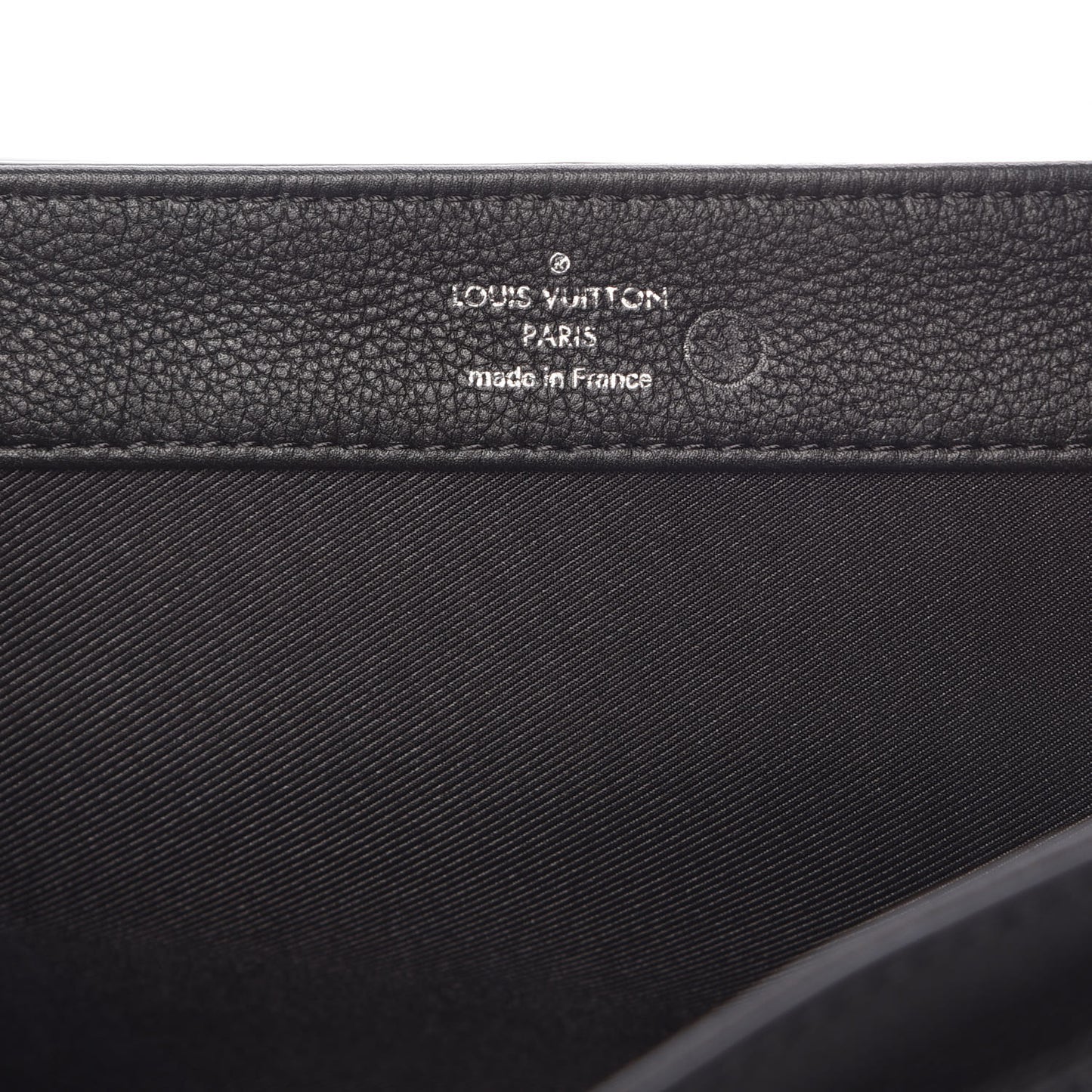 Soft Calfskin Lockme II Floral Chain Bag BB Black