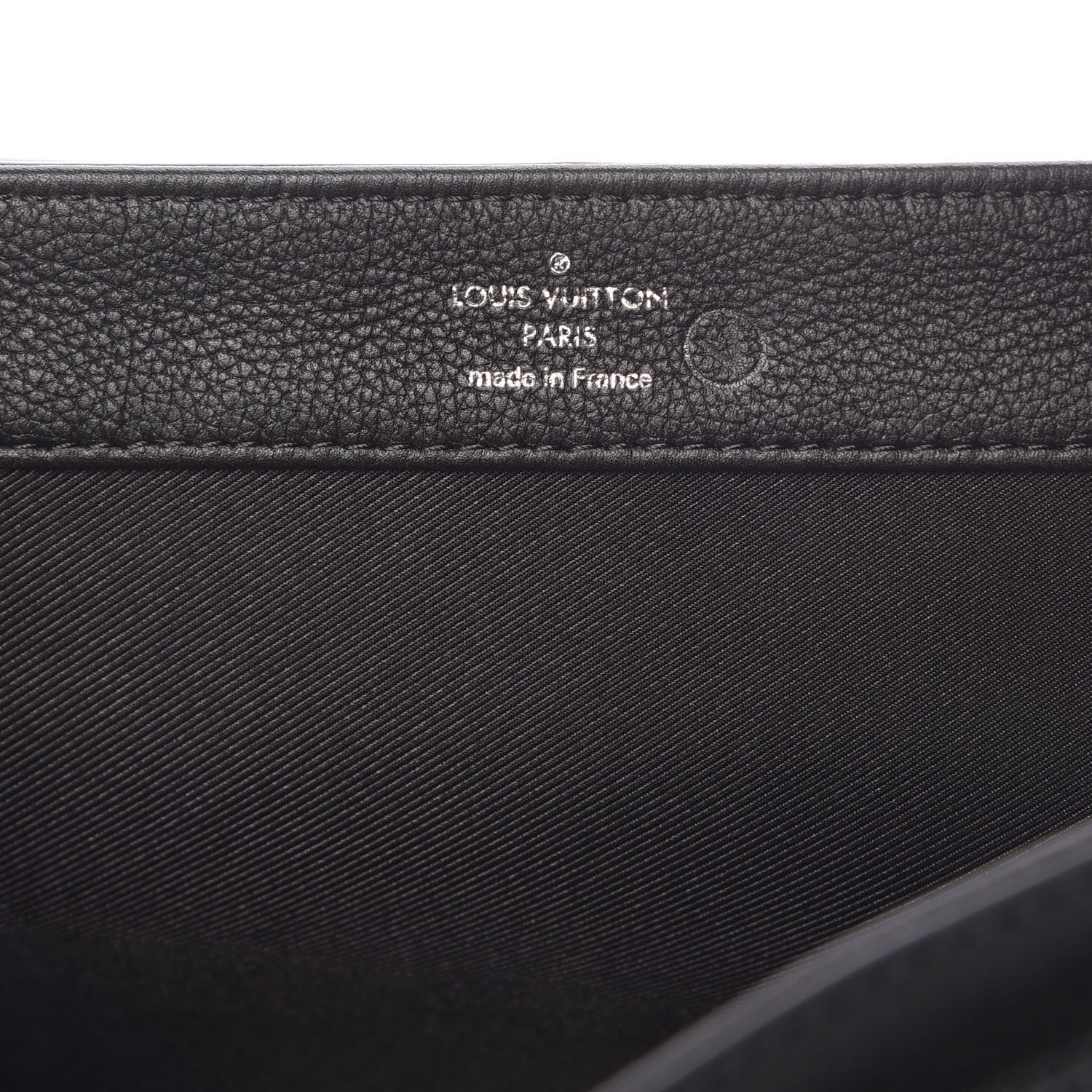 Louis Vuitton Soft Calfskin Lockme II Floral Chain Bag BB Black 6 of 10