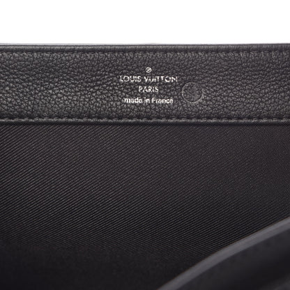 Louis Vuitton Soft Calfskin Lockme II Floral Chain Bag BB Black 6 of 10