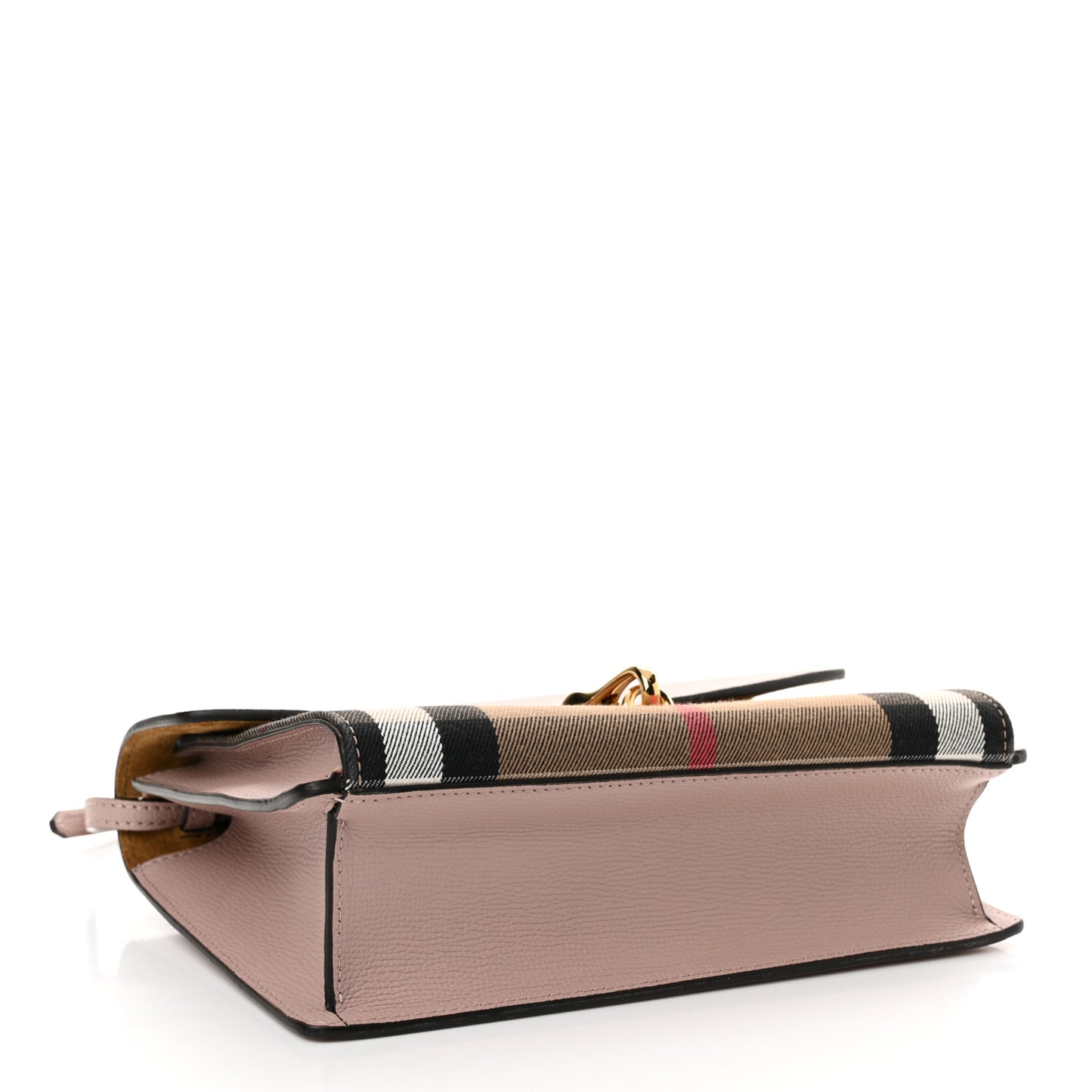 Derby Calfskin House Check Small Macken Crossbody Bag Pale Orchid