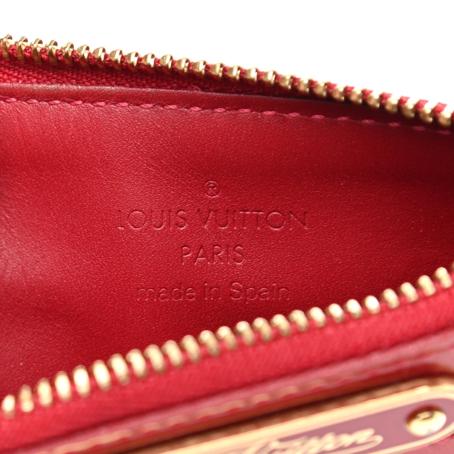 Vernis Key Pouch Rose Indien