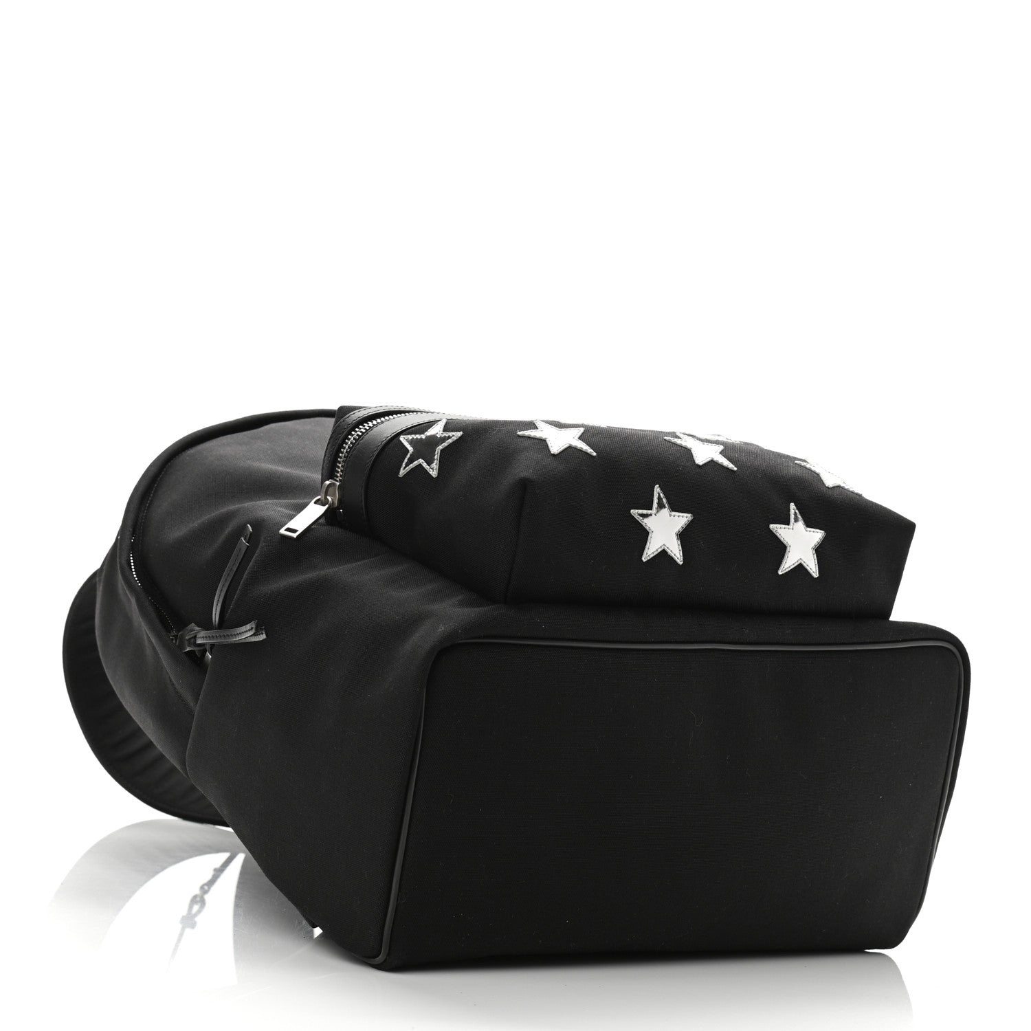 Saint Laurent Canvas Stars Print Hunting Backpack Black Silver 3 of 8