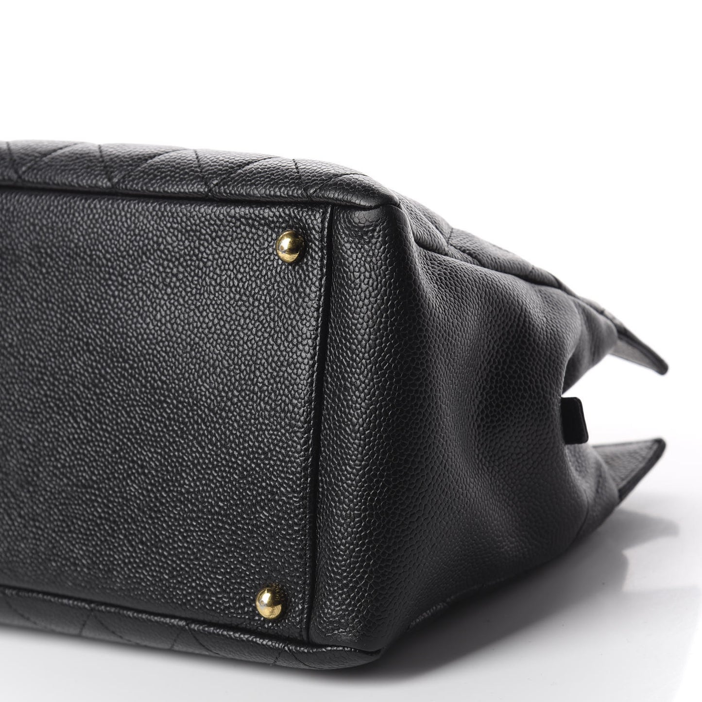 Caviar Quilted Petit Timeless Tote PTT Black
