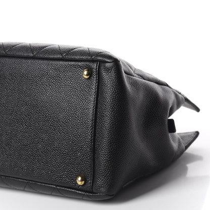 Chanel Caviar Quilted Petit Timeless Tote PTT Black 6 of 9