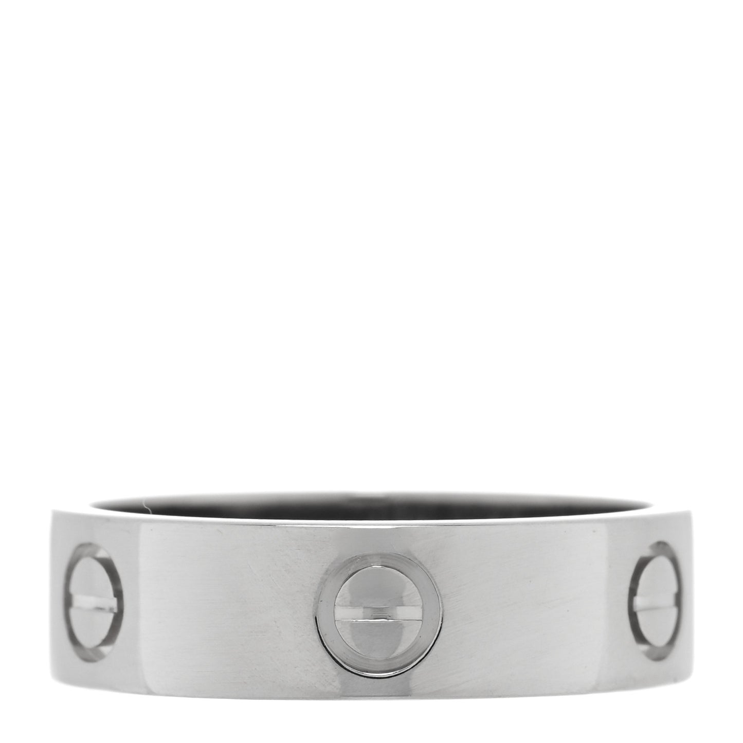 18K White Gold 5.5mm LOVE Ring 60 9.25