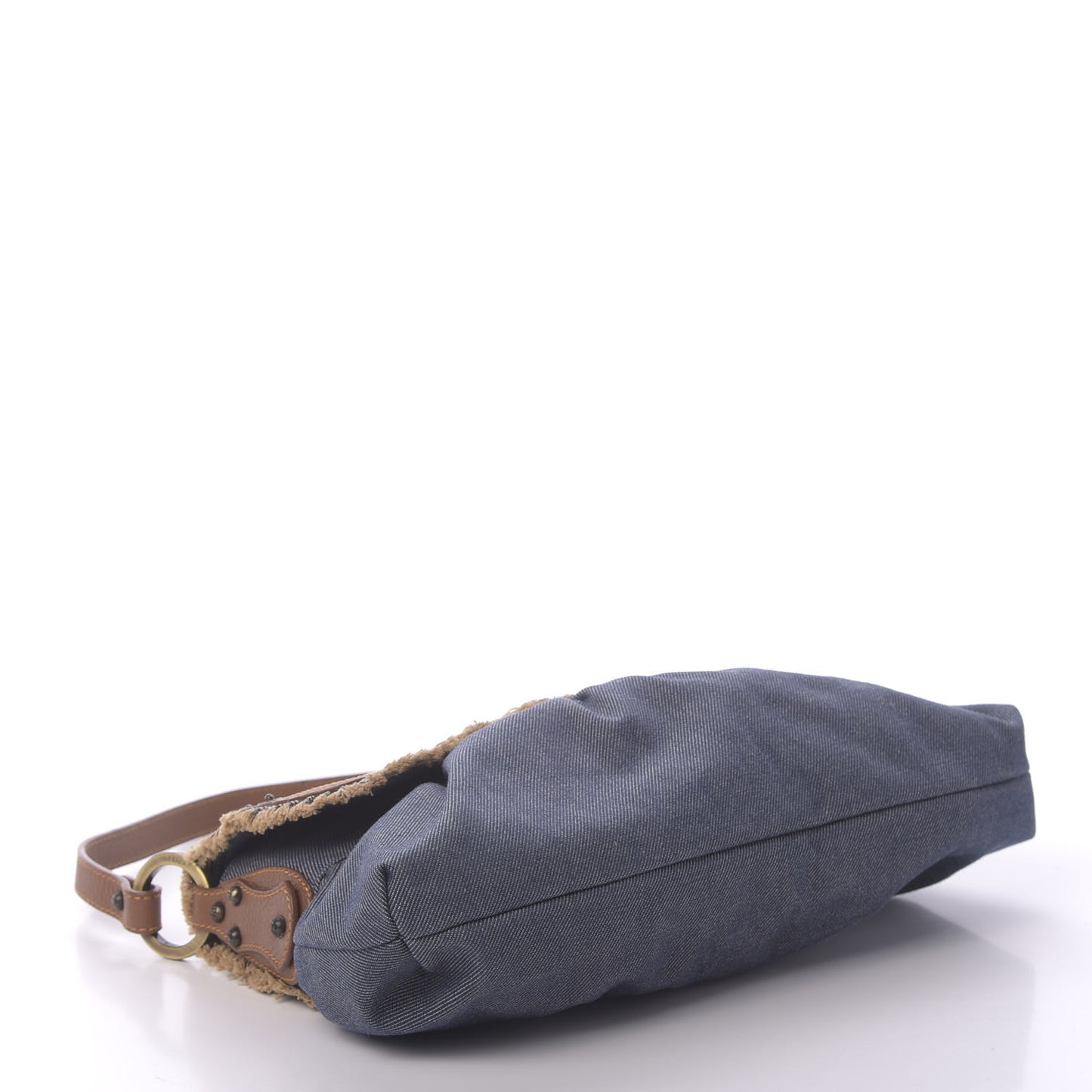 Denim Small Chef Shoulder Bag Blue