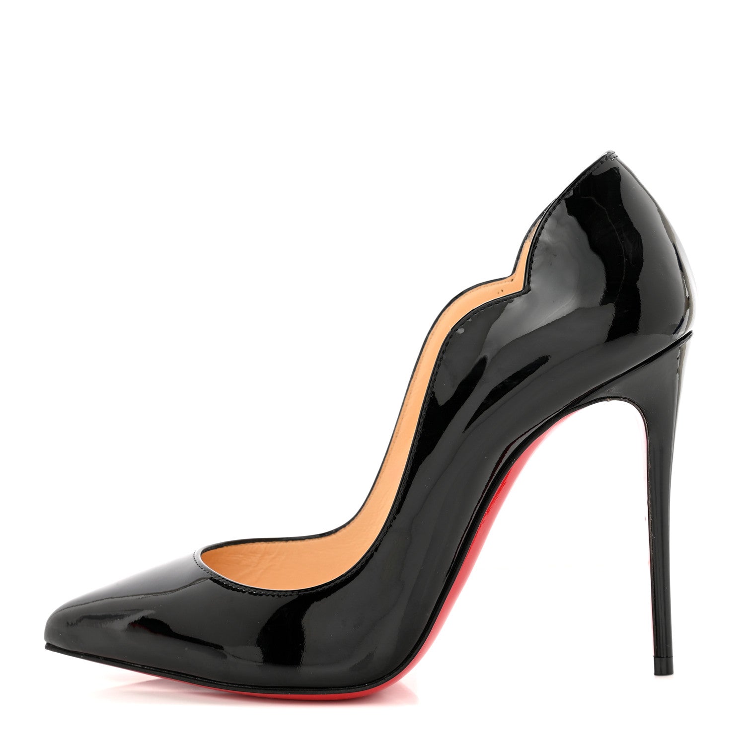 Christian Louboutin Patent Hot Chick 100 Pumps 36.5 Black 1 of 12