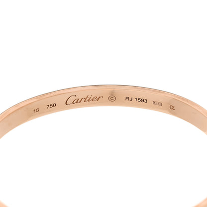 Cartier 18K Pink Gold LOVE Bracelet 18 5 of 7
