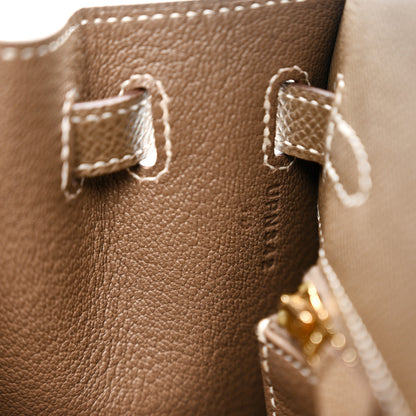 Hermes Epsom Kelly Sellier 25 Etoupe 7 of 11