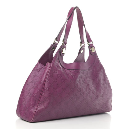 Gucci Guccissima Charmy Shoulder Bag Purple 2 of 5