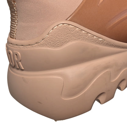 Christian Dior Neoprene Rubber Womens D-Connect Sneakers 38 Nude 11 of 12