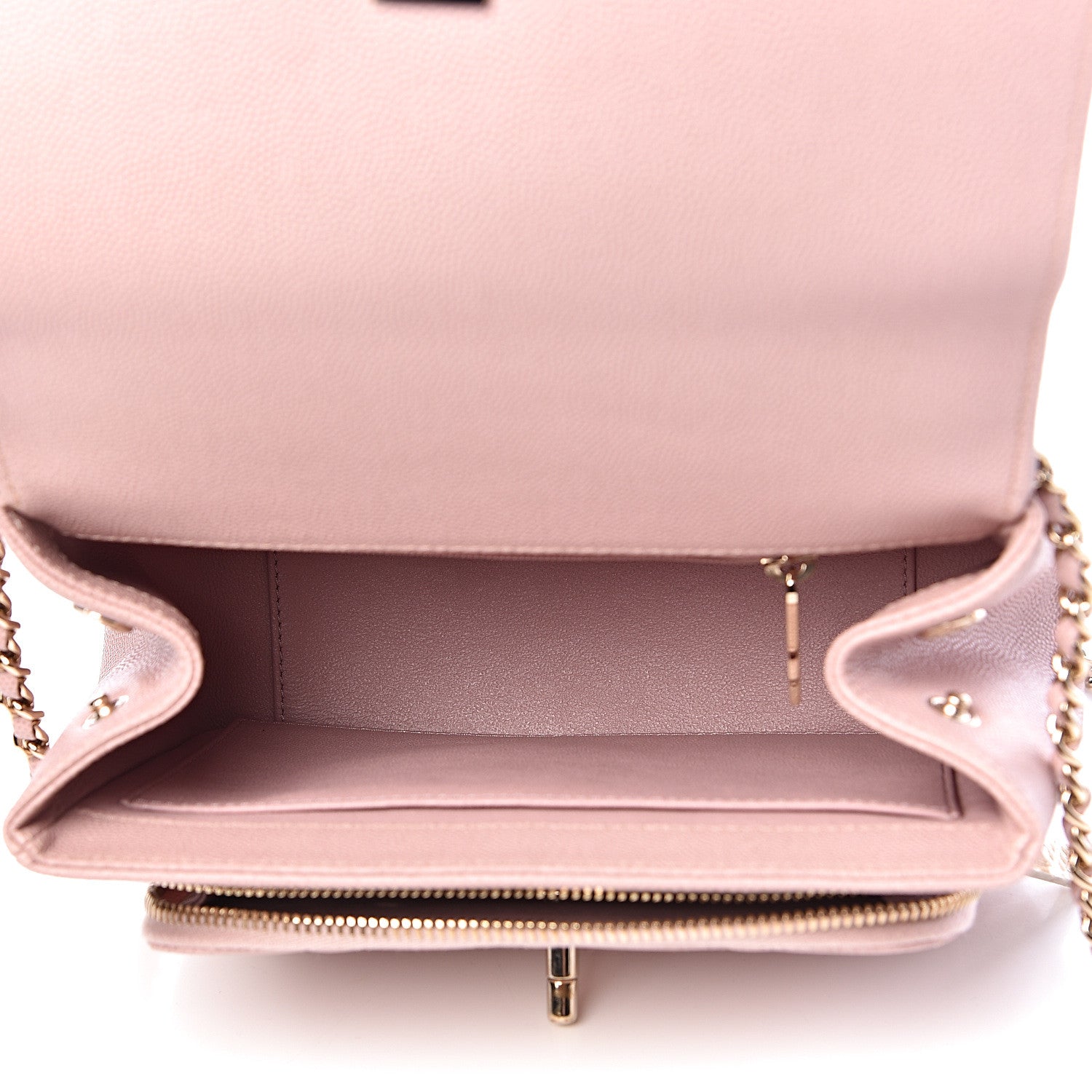 Chanel Caviar Quilted Small Business Affinity Flap Light Pink 5 of 10