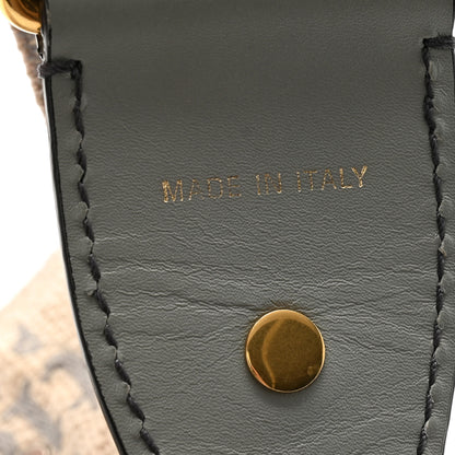 Christian Dior Oblique Studded Shoulder Strap Gris Multicolor 4 of 6
