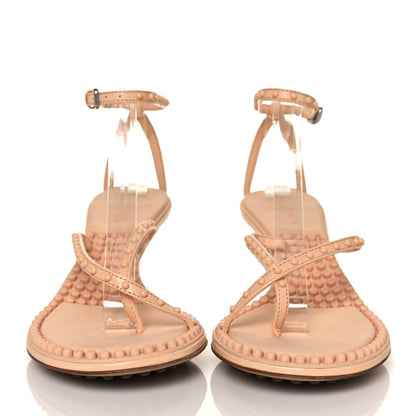 Bottega Veneta Lambskin Lagoon Bubble 55mm Sandals 38 Macaroon 2 of 8