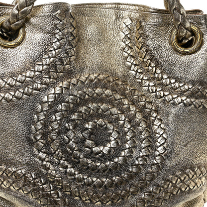 Bottega Veneta Metallic Cervo Illusion Hobo Platino Ossidato 7 of 9