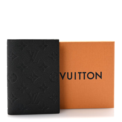 Louis Vuitton Empreinte Monogram Passport Cover Black 7 of 7