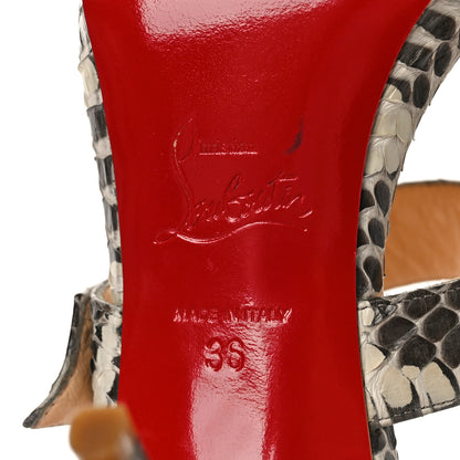 Christian Louboutin Snakeskin Atlanta 85 Sandals 36 7 of 9