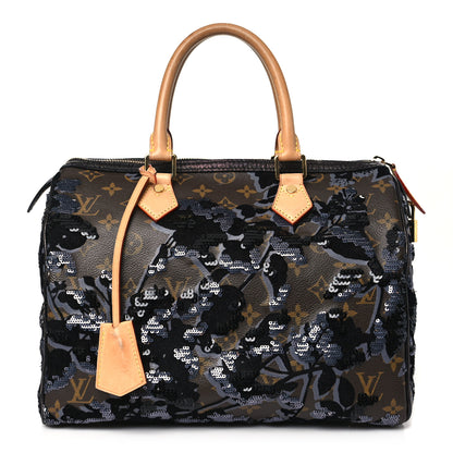 Louis Vuitton Monogram Fleur De Jais Sequins Speedy 30 1 of 11