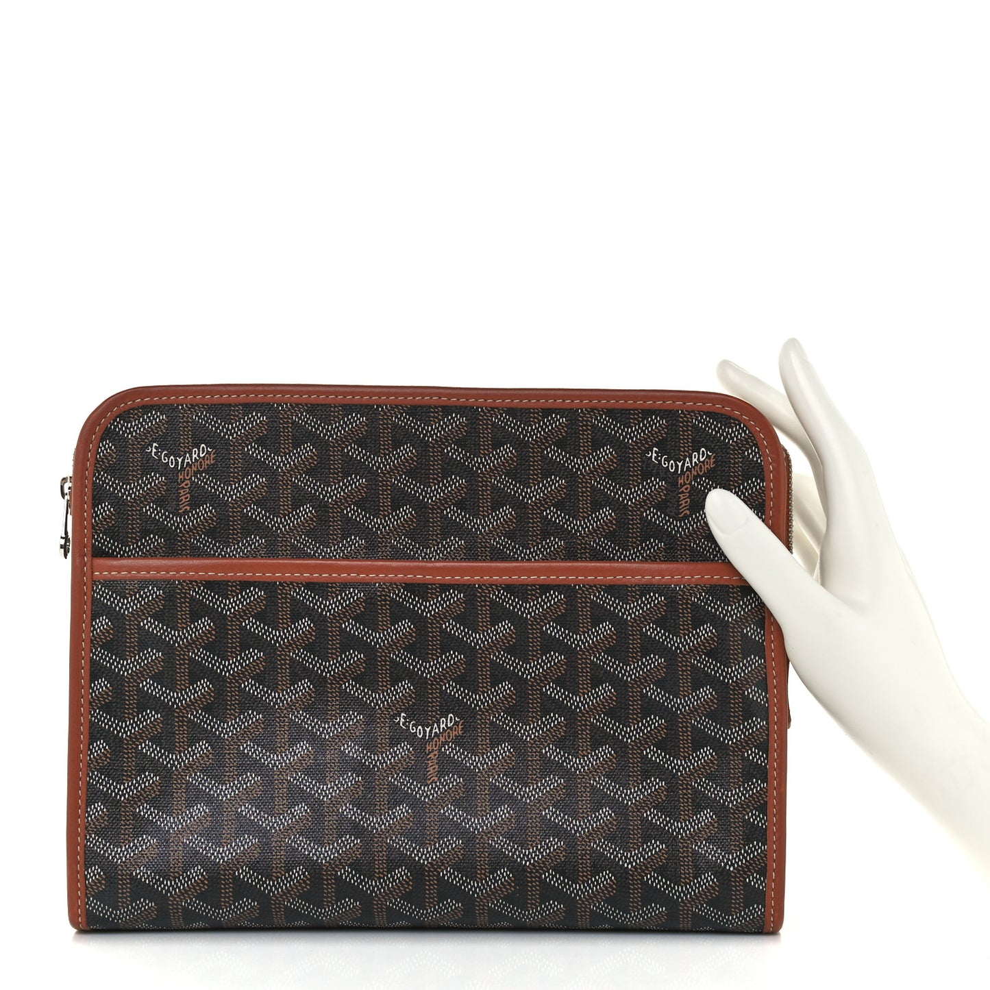 Goyardine Jouvence MM Toiletry Pouch Black Gold