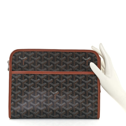 Goyard Goyardine Jouvence MM Toiletry Pouch Black Gold 2 of 10