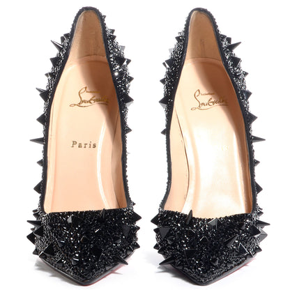 Christian Louboutin Pigalili Potpourri Strass 120 Pumps 39 Black 2 of 5