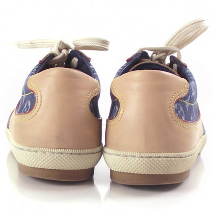 Louis Vuitton Denim Shoes Sneakers 38.5 Blue 3 of 9