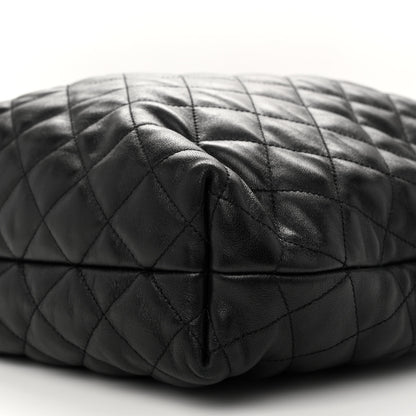 Saint Laurent Lambskin Quilted Maxi Icare Shopping Tote Black 10 of 10