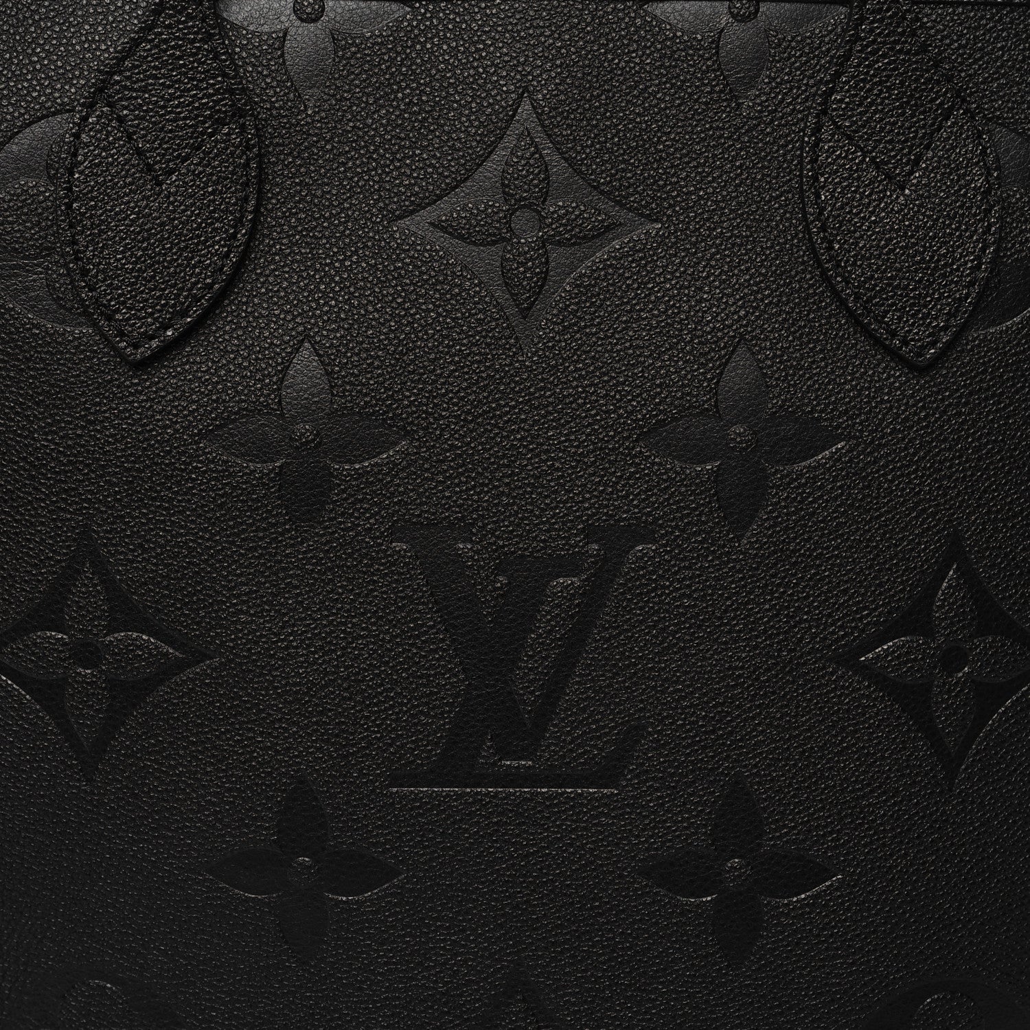 Louis Vuitton Empreinte Monogram Giant Neverfull MM Black 7 of 9
