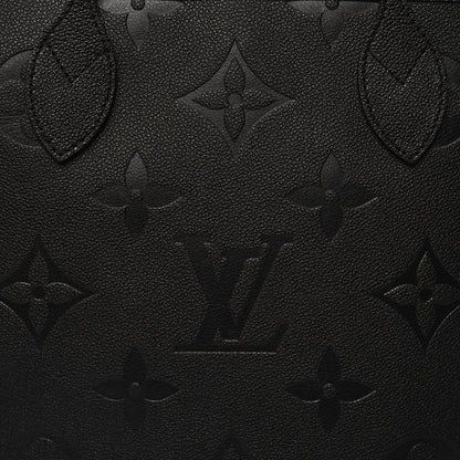 Louis Vuitton Empreinte Monogram Giant Neverfull MM Black 7 of 9