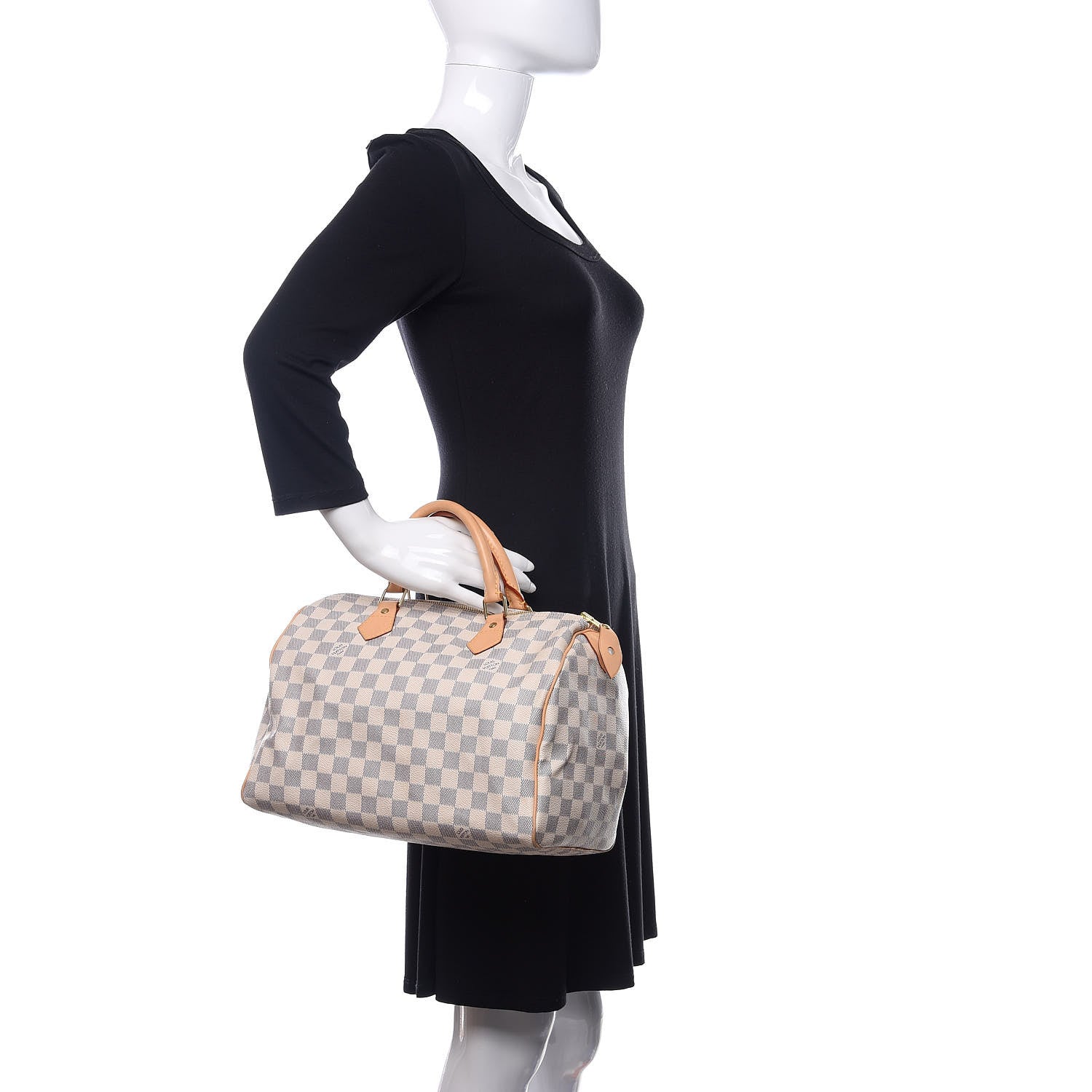 Louis Vuitton Damier Azur Speedy 30 2 of 9