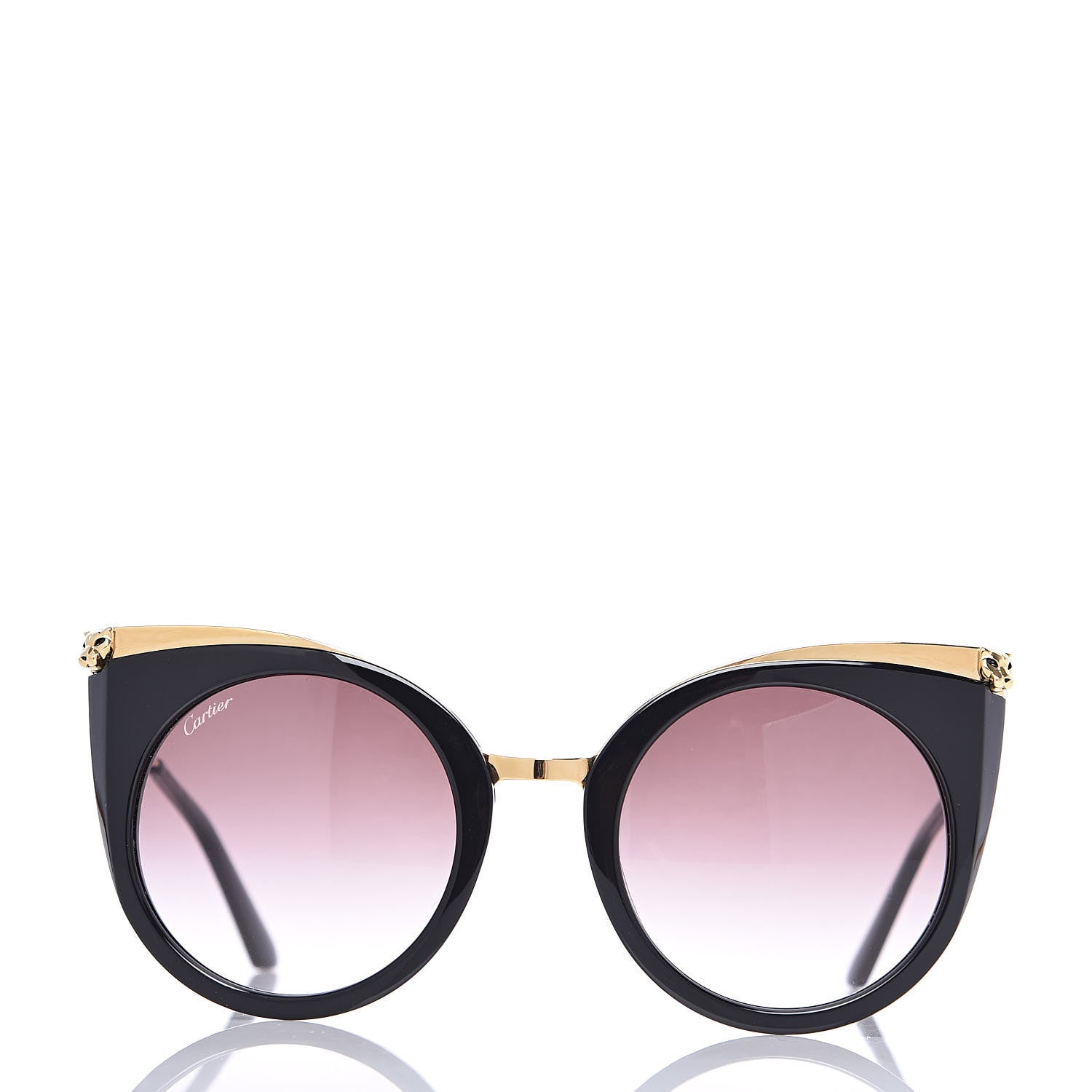 Cartier Panthere De Sunglasses Black 2 of 7