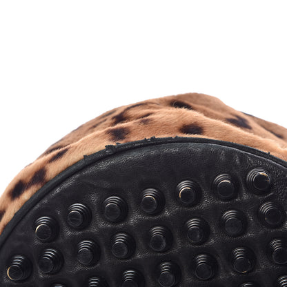 Alexander Wang Pebbled Lambskin Pony Hair Leopard Diego Bucket Bag Black Hardware 18 of 23