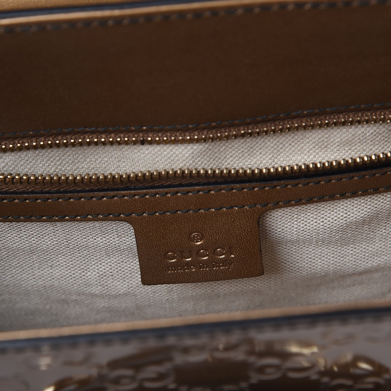 Gucci Shine Guccissima Large Emily Chain Shoulder Bag Acero 6 of 9
