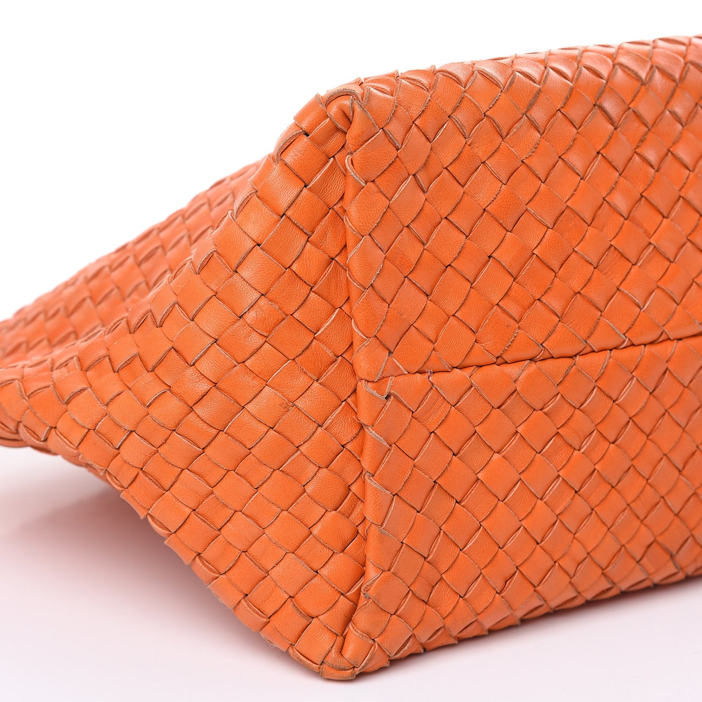 Nappa Intrecciato Medium Cabat Orange
