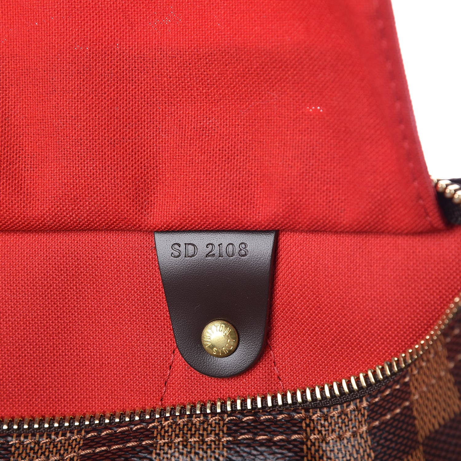 Louis Vuitton Damier Ebene Speedy 30 7 of 9