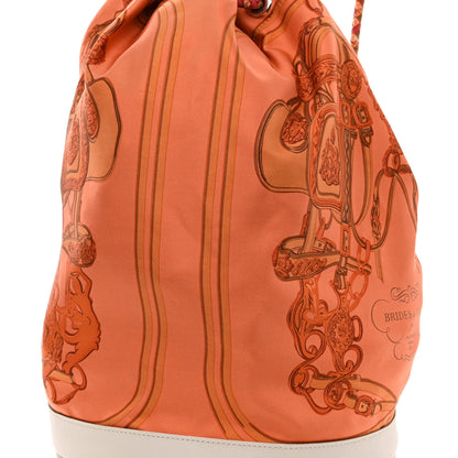 Hermes Silk Soie Cool Bridges de Gala Soft Red Pearl Grey 7 of 9