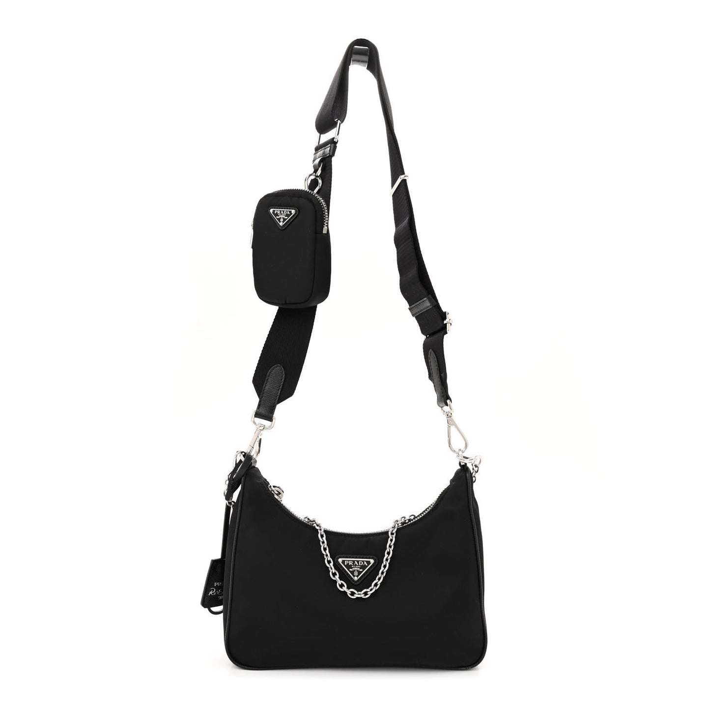 Nylon Re-Edition 2005 Shoulder Bag Black