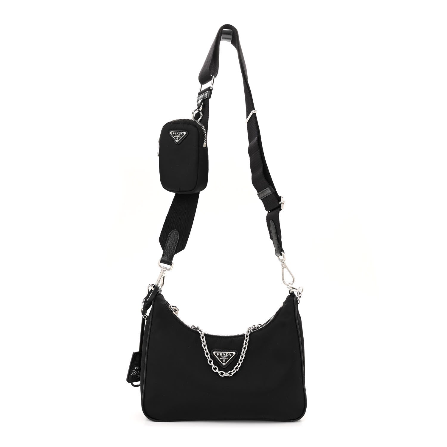 Prada Nylon Re-Edition 2005 Shoulder Bag Black 1 of 9
