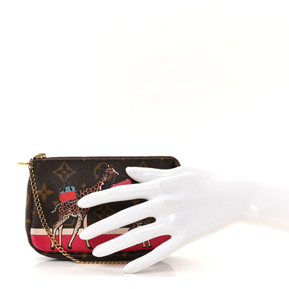 Louis Vuitton Monogram 2017 Christmas Animation Mini Pochette Accessories 2 of 6