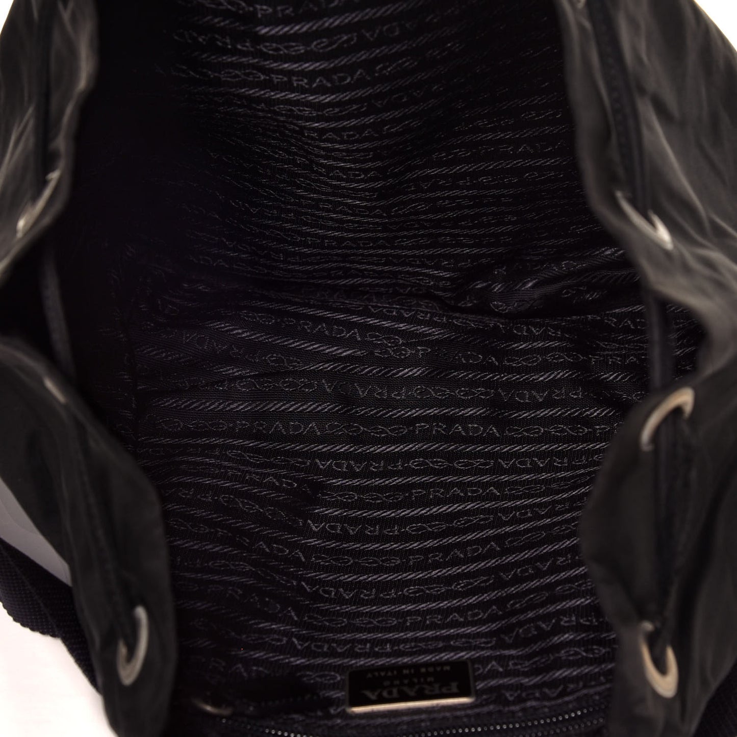 Tessuto Nylon Backpack Black